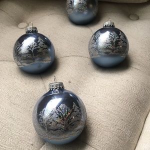 Krebs Glass Christmas Ornaments